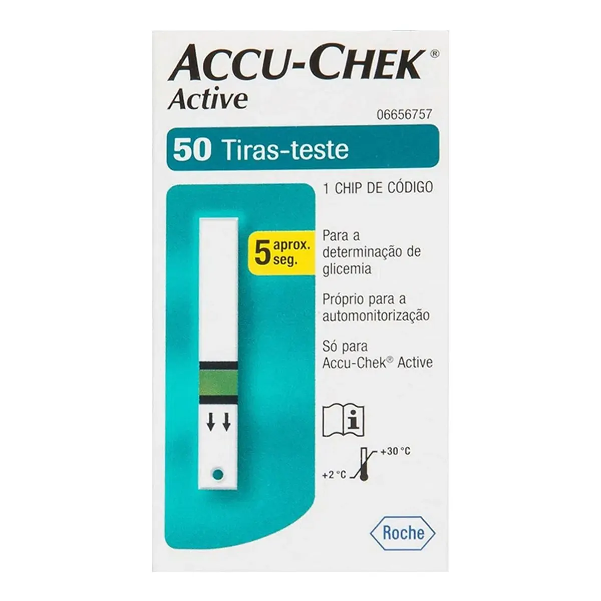 Tiras Accu-Chek Active Roche 50 Unidades