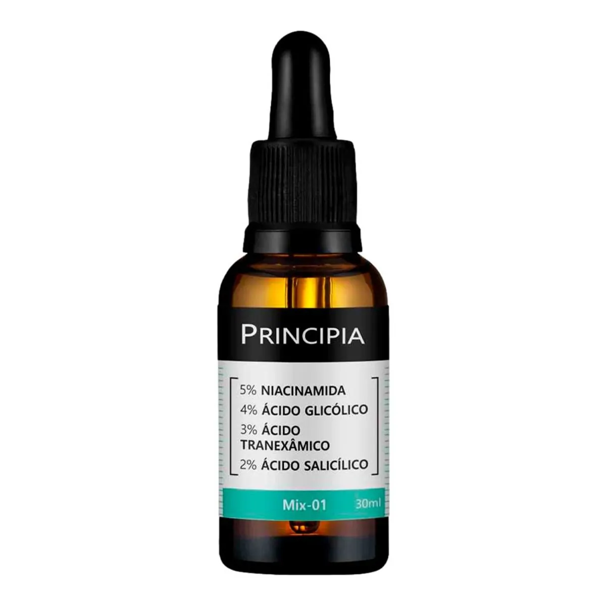 Sérum Facial Principia Mix-01 5% Niacinamida + 4% Ácido Glicólico + 3% Ácido Tranexâmico + 2% Ácido 