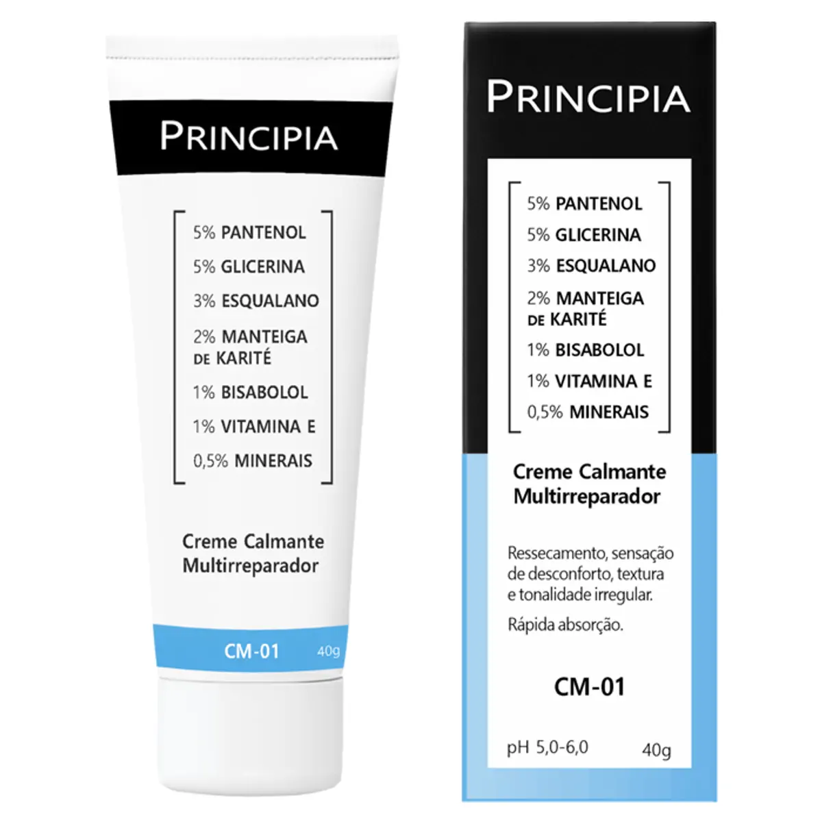 Creme Facial Multirreparador Principia Cm-01 40g