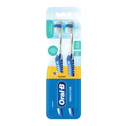 Escova Dental Oral-B Clean Indicator Escovas Dental  2 Unidades