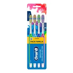 Escova Dental Oral-B Clean Indicator Color Collection Escovas Dental 4 Unidades