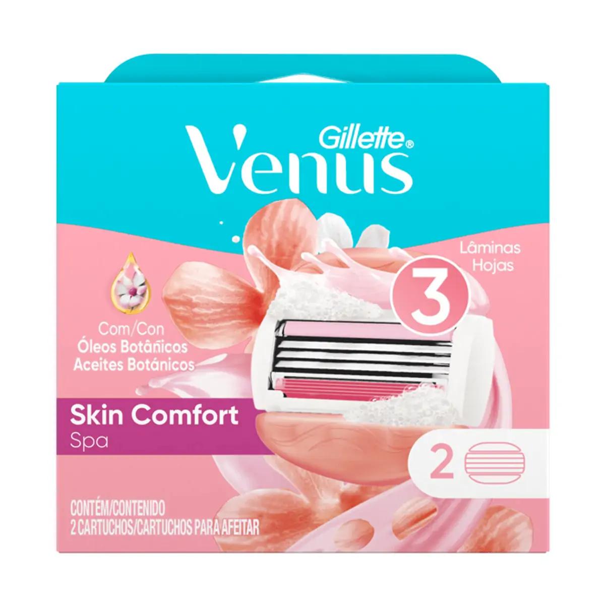 Carga para Aparelho de Depilar Gillette Venus Spa 2 Unidades