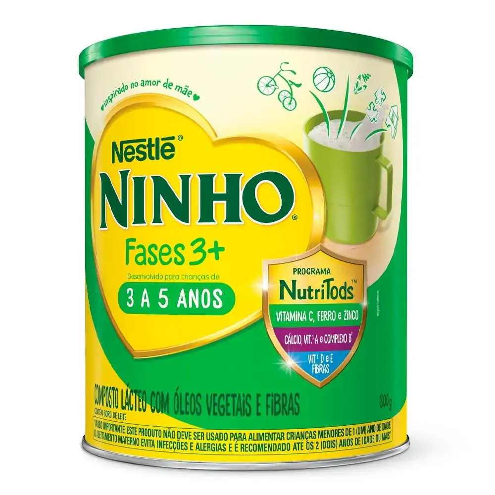 Composto Lácteo Ninho Fases 3+ 800g