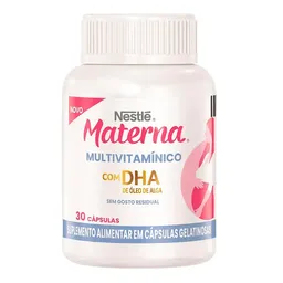 Suplemento Alimentar Materna Multivitamínico com DHA 30 Unidades