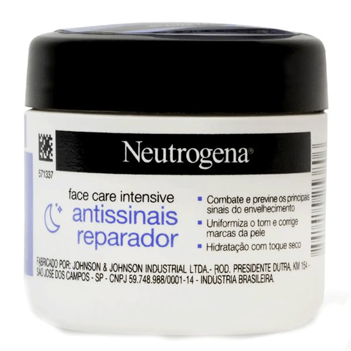 Creme Facial Neutrogena Antissinais Face Care Intensive Reparador Oil Free 100g