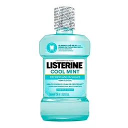 Enxaguante Bucal Listerine Zero 250ml - Enxaguante Bucal Listerine Cool Mint Sem Álcool 250mL