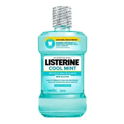 Enxaguante Bucal Listerine Zero 500ml - Enxaguante Bucal Listerine Cool Mint Sem Álcool 500mL