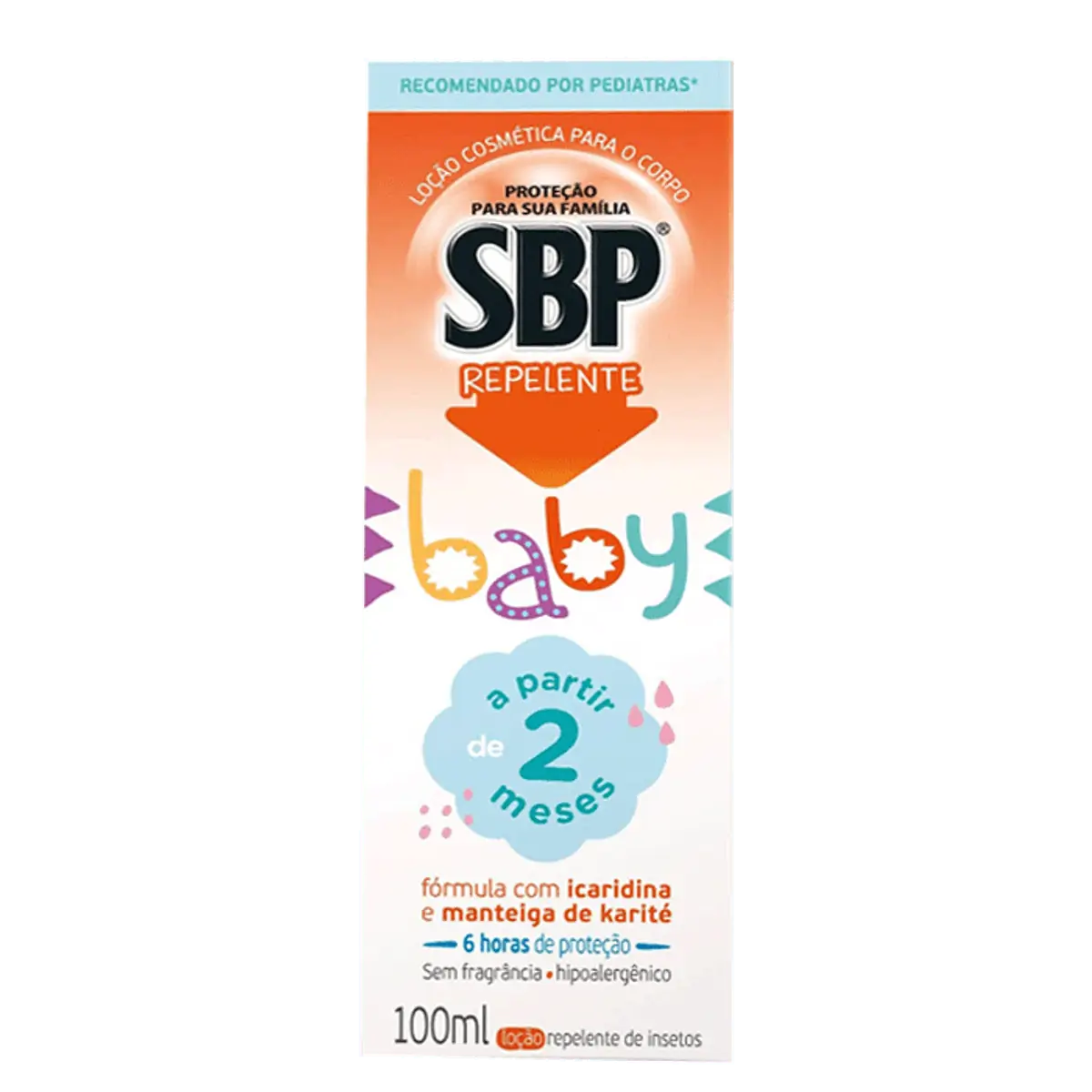 Repelente para Bebê SBP Baby Loção Corporal com Icaridina 100ml