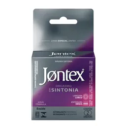 Preservativo Camisinha Jontex Orgasmo em Sintonia 2 Unidades