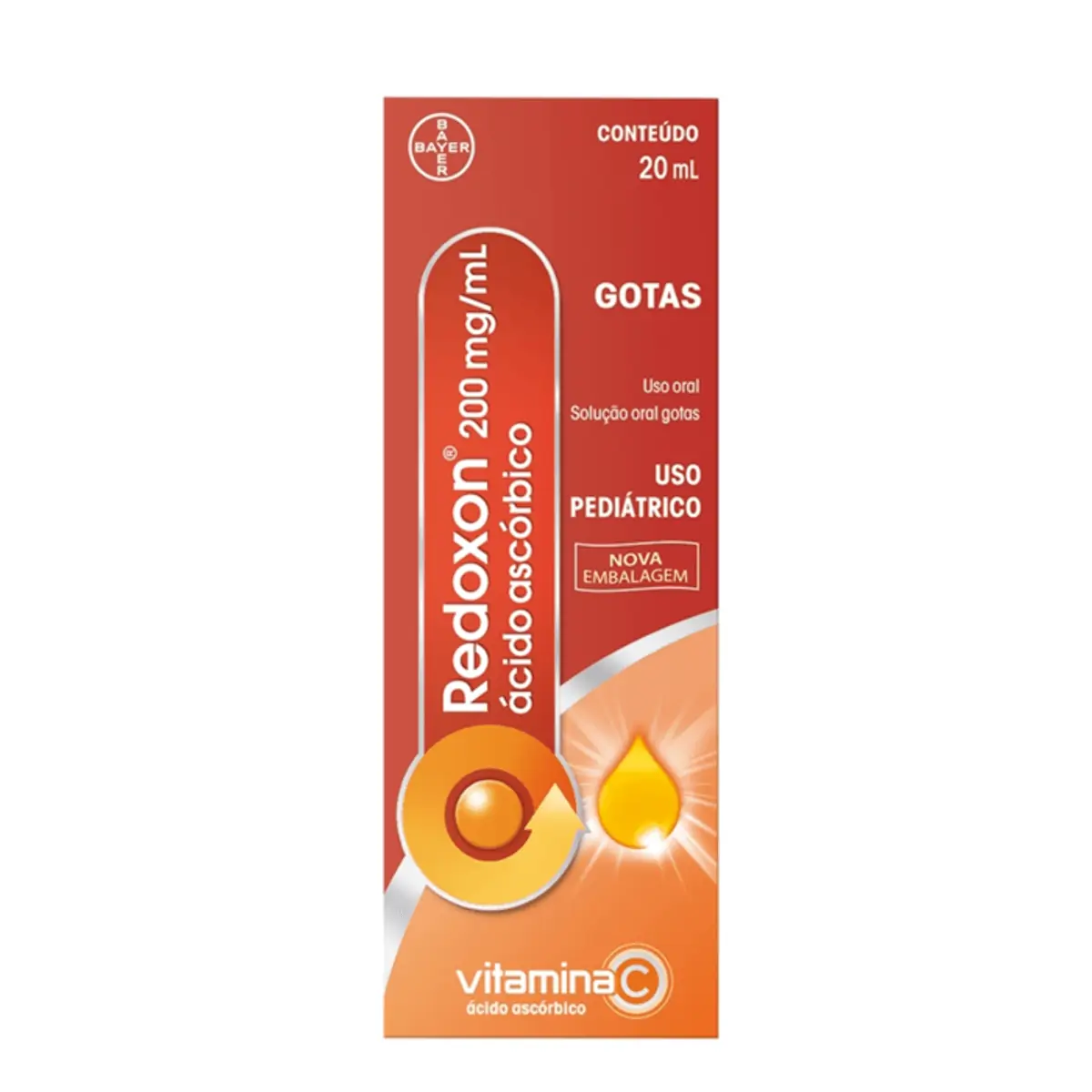 Vitamina C Redoxon Gotas 200mg 20ml