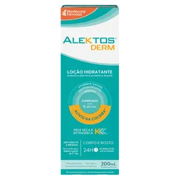 Loção Corporal e Facial Hidratante Alektos Derm Sem perfume 200ml