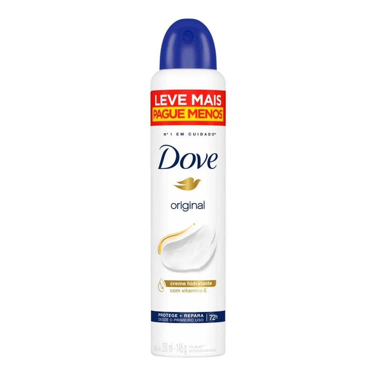 Desodorante Antitranspirante Aerossol Dove Original 250 ml