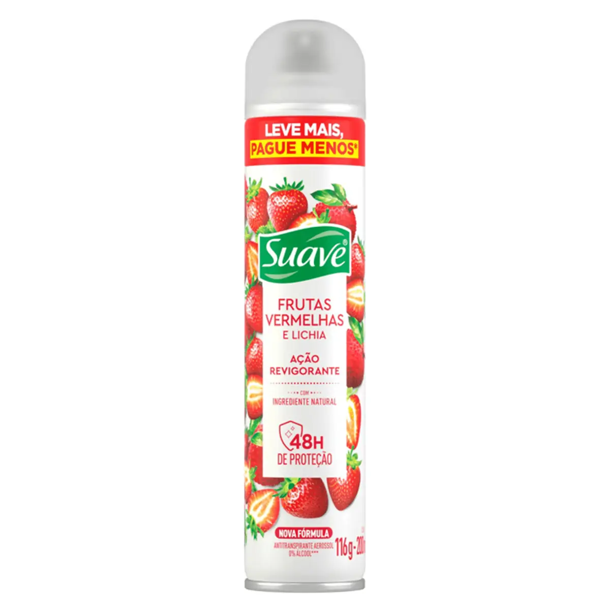 Desodorante Suave Frutas Vermelhas e Lichia 200ml