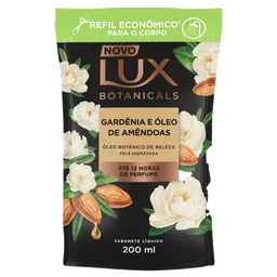 Sabonete Líquido Lux Botanicals Gardênia e Óleo de Amêndoas 200ml Refil