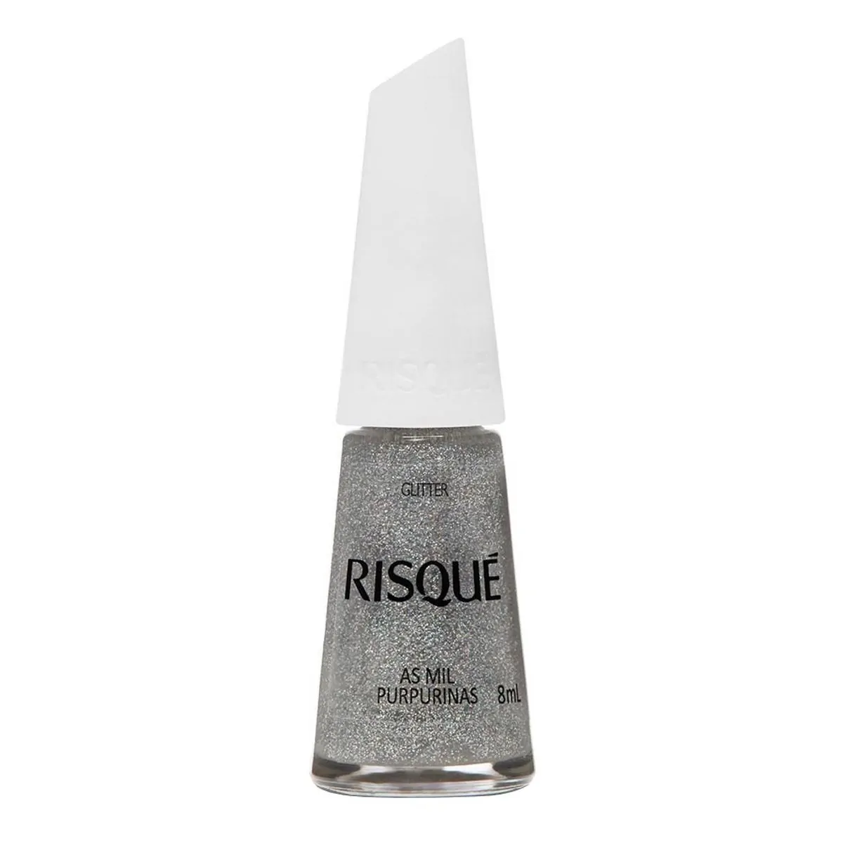 Esmalte Risqué Efeito Gliter Mil Purpurinas 8ml