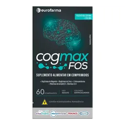 Suplemento Alimentar Cogmax Fos Eurofarma 60 Comprimidos