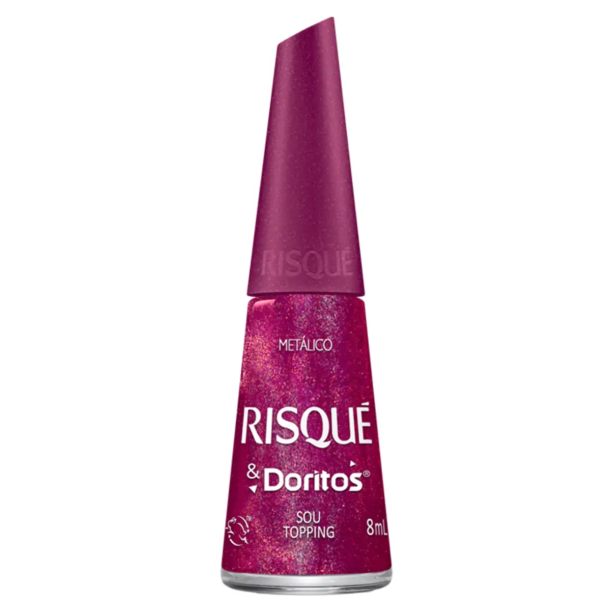 Esmalte Risque & Doritos Metálico Sou Topping 8ml