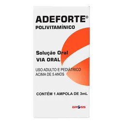 Polivitamínico Adeforte Gross 3ml