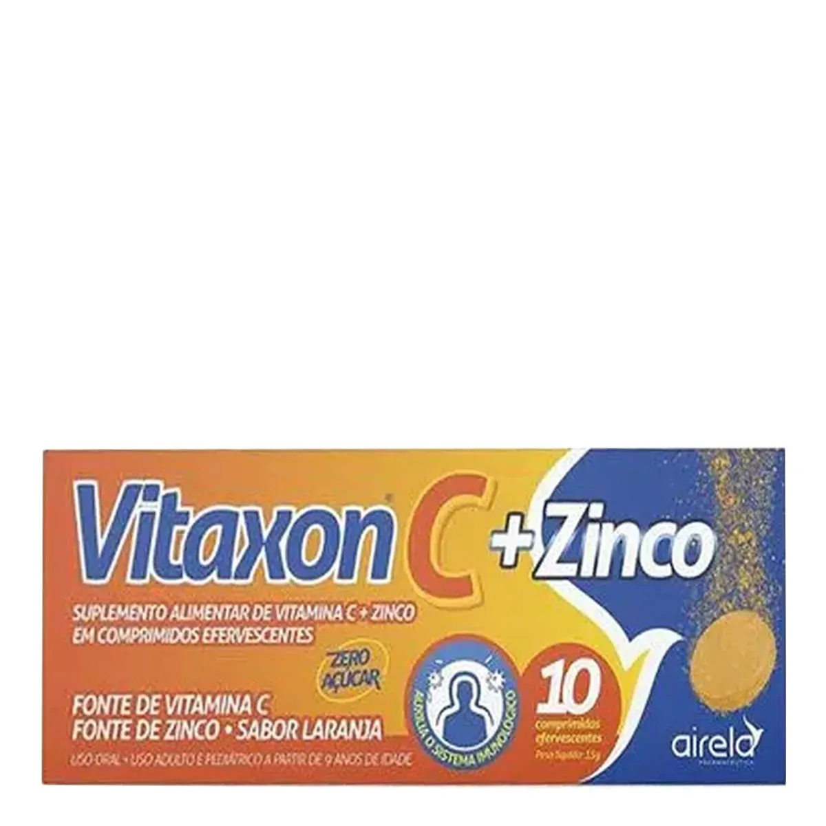 Vitamina C Vitaxon + Zinco 10 Comprimidos
