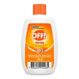 Loção Repelente Off Family 60ml