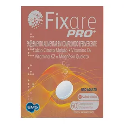 Suplemento Alimentar Fixare Pro+ Limão 60 Comprimidos