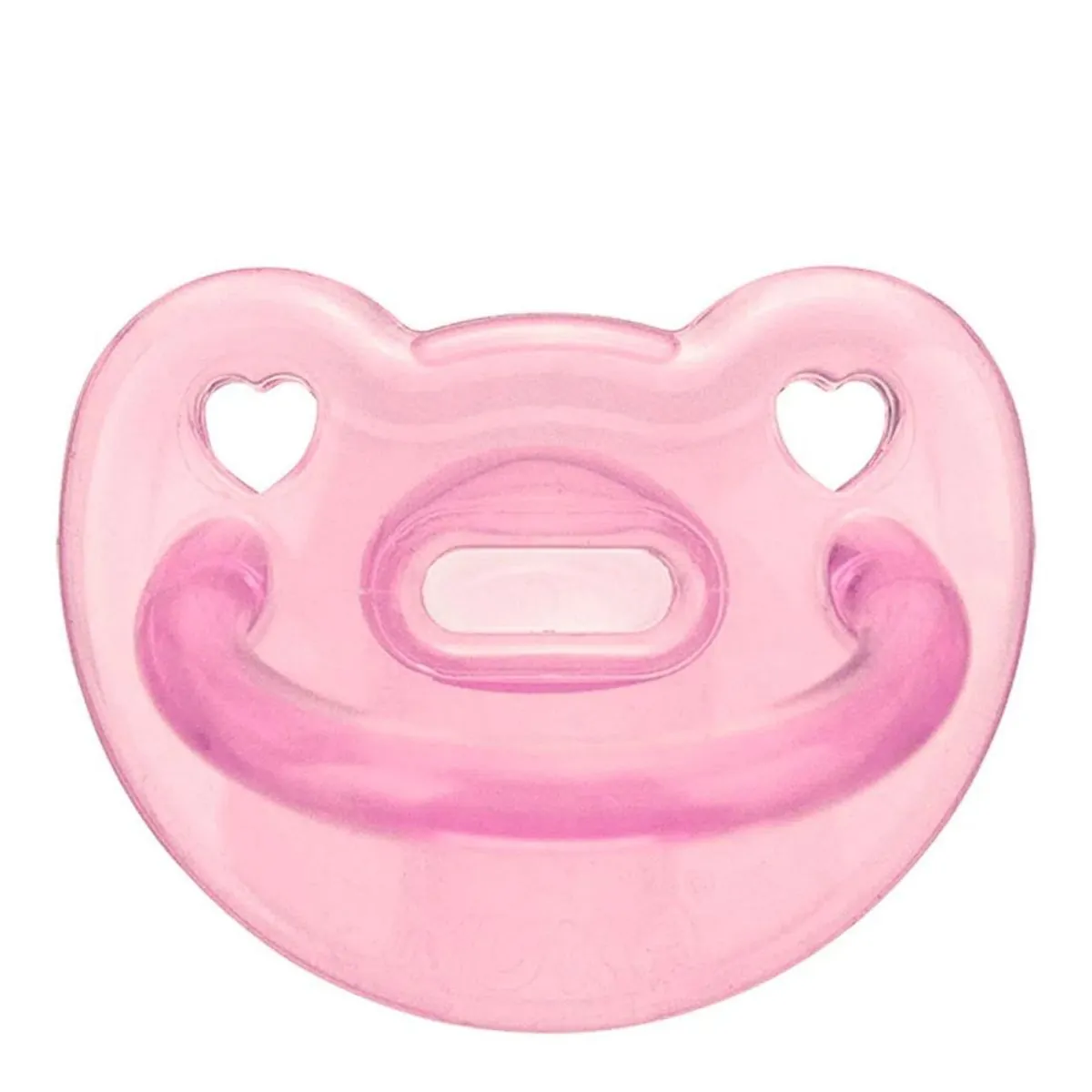 Chupeta Kuka Soft Silicone Rosa Tamanho 2