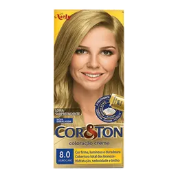 Tinta de Cabelo Niely Cor&Ton 8.0 Louro Claro