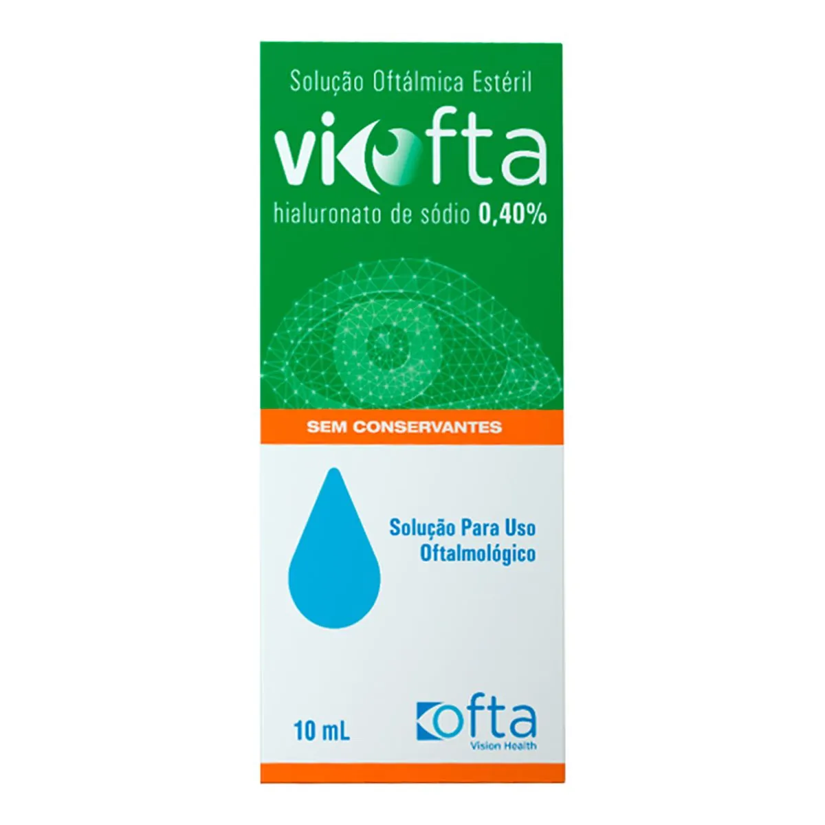 Colírio Lubrificante Viofta 4mg/ml 10ml