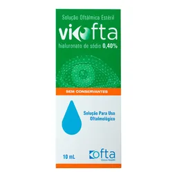 Colírio Lubrificante Viofta 4mg/ml 10ml