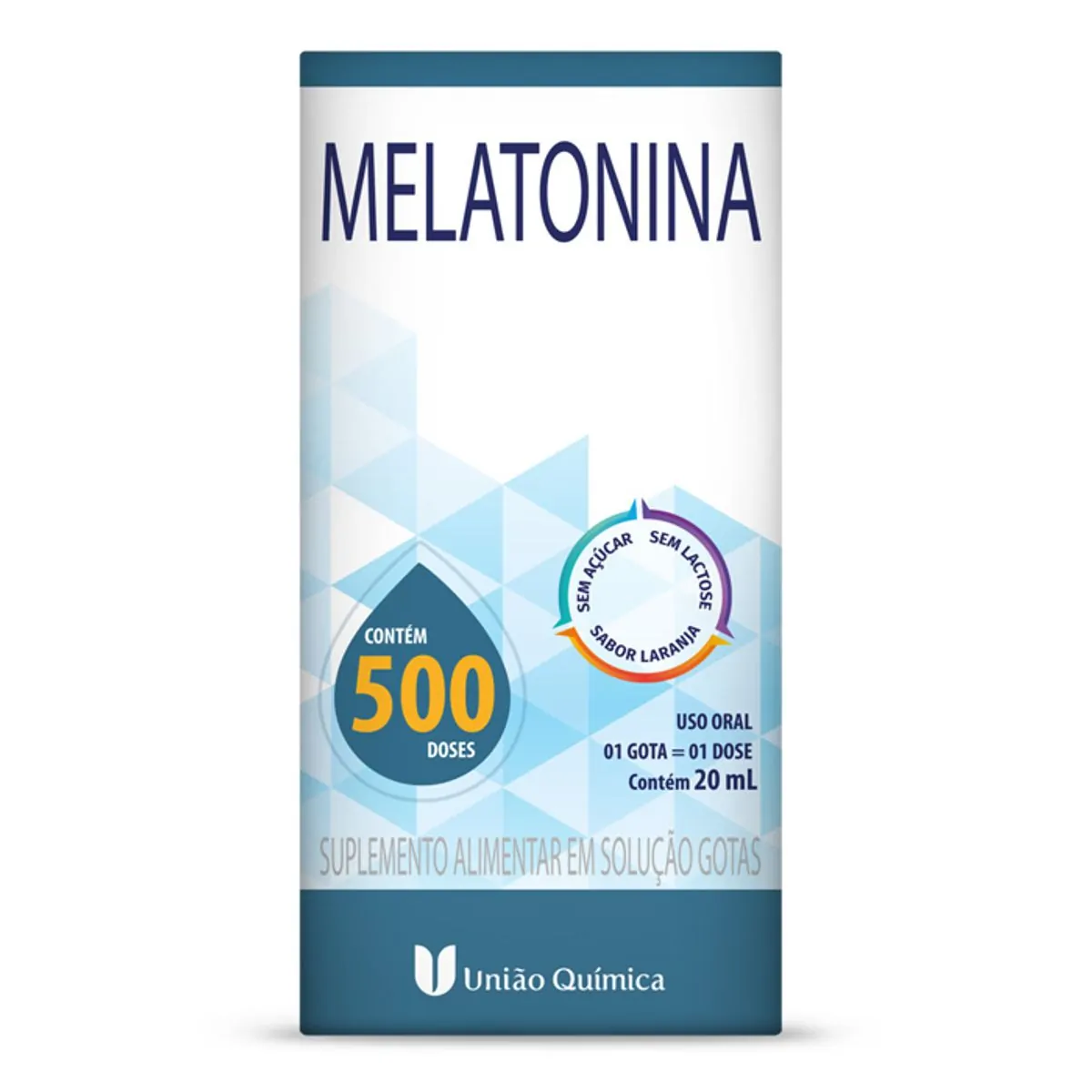 Melatonina Uniao Química Laranja 20ml Solução Oral Gotas