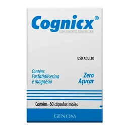 Suplemento Alimentar Cognicx Zero Açúcar 60 Cápsulas