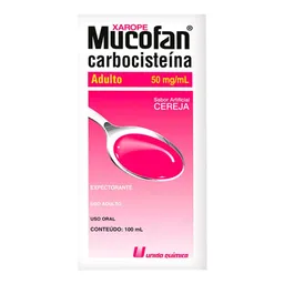 Expectorante Mucofan 50mg/ml 100mL de xarope adulto + copo medidor