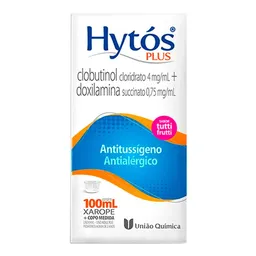 Antitussígeno e Antialérgico Hytos Plus 4mg/ml e 0,75mg/ml 100ml
