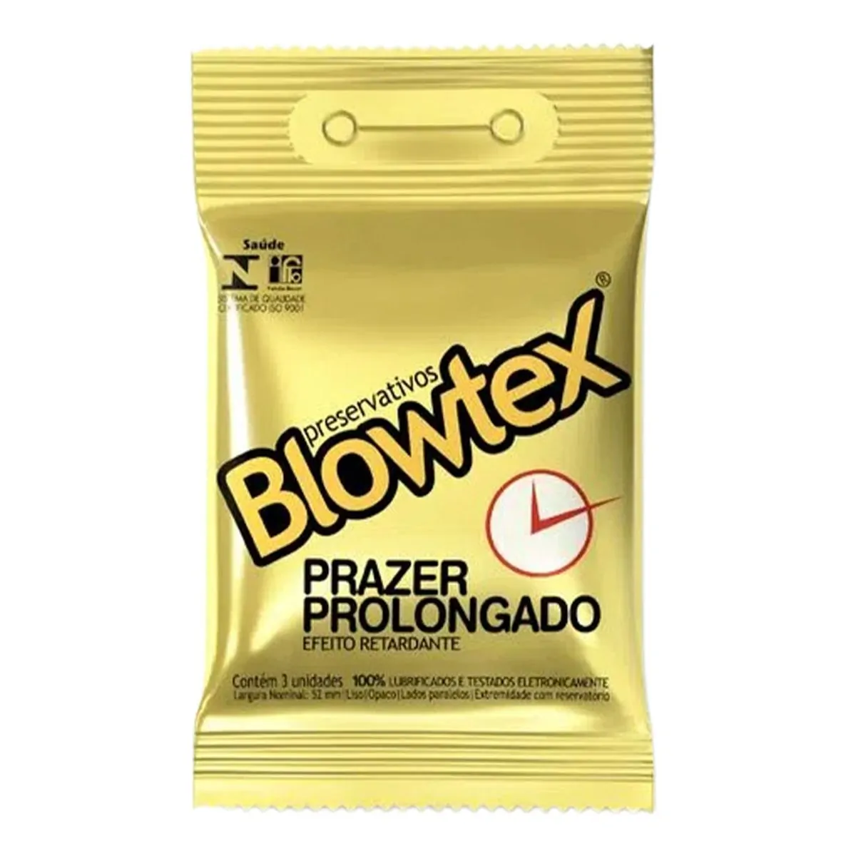 Preservativo Blowtex Retardante 3 Unidades