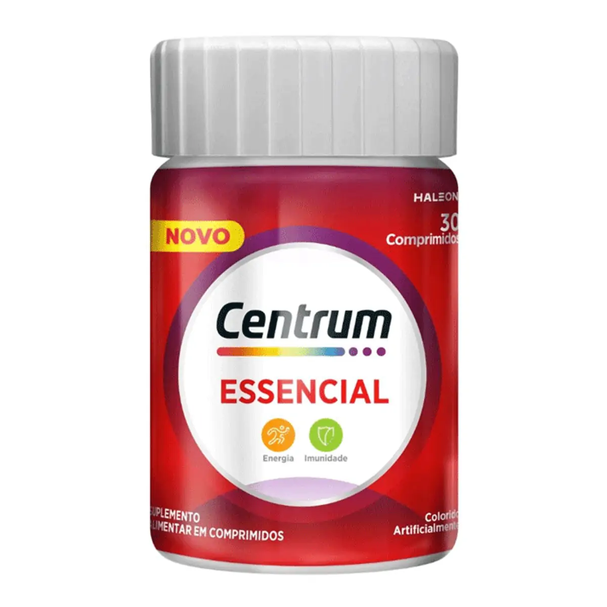 Suplemento Alimentar Centrum Essencial Adulto com 8 nutrientes essenciais 30 Comprimidos
