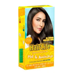Creme Alisante Mel & Amêndoas Hairlife 180g