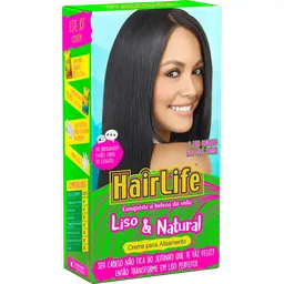 Creme Alisante Liso & Natural Hairlife 180g