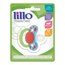 Chupeta Ortodôntica Lillo Funny Tam 2 Azul