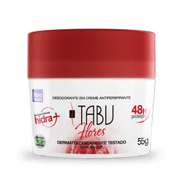 Desodorante Creme Antitranspirante Tabu Flores 55G