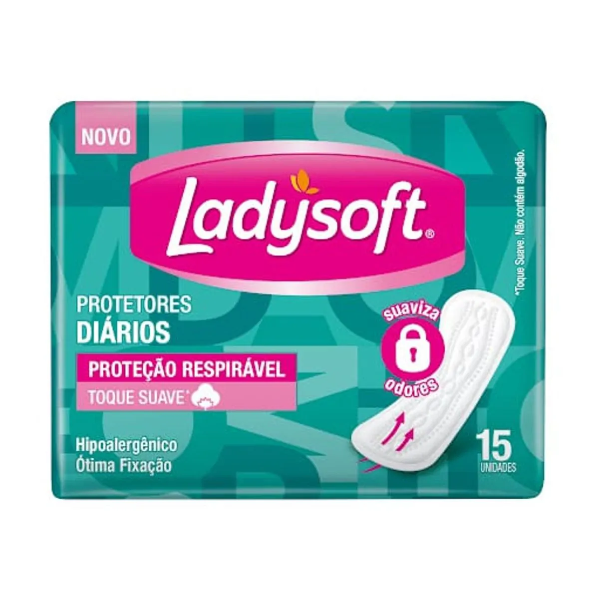 PROTETOR DIÁRIO LADYSOFT 15 UNIDS
