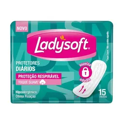 PROTETOR DIÁRIO LADYSOFT 15 UNIDS