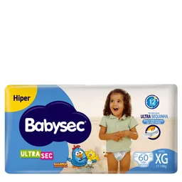 Fralda Babysec Ultrasec Galinha Pintadinha XG 60 Unidades