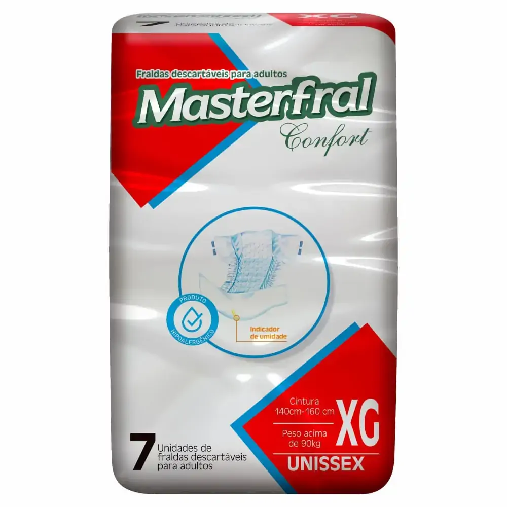 Fralda Adulto Masterfral XG 7 Un.