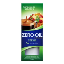 Adoçante Líquido Zero-Cal Stévia 80ml