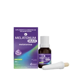 Melatonina Menta Melatonum Max 30ml Solução Gotas