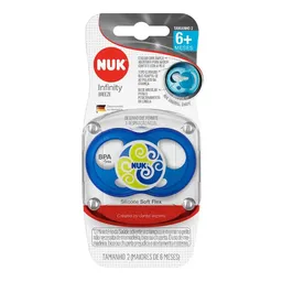 Chupeta Nuk Space 6+M Tamanho 2 Boy 1 Unidade