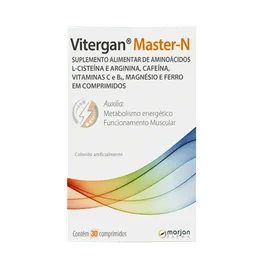 Suplemento Alimentar Vitergan Master-N 30 Comprimidos