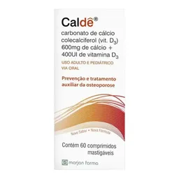 Suplemento Vitamínico Caldê Marjan 60 Comprimidos Mastigáveis