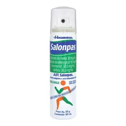 Analgésico e Anti-inflamatório Salonpas 30mg/ml + 38,5mg/ml + 38,5mg/ml + 19mg/ml 80ml