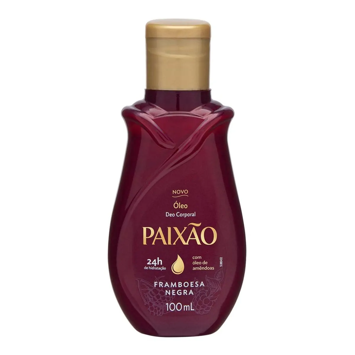 Óleo Corporal Hidratante Paixão Framboesa Negra 100ml